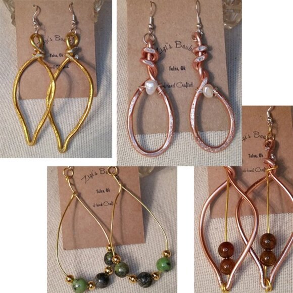 Bundle ONLY $ 6 Handmade earrings pick choose - Picture 1 of 10